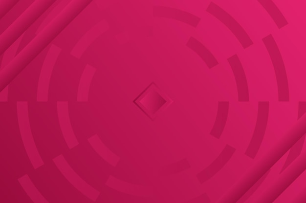 Plantilla de fondo rosa minimalista con círculo abstracto