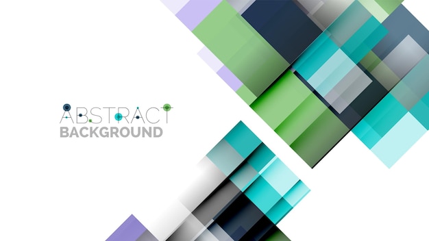 Plantilla geométrica de presentación empresarial Diseño de tecnología digital Folleto o concepto de volante o fondo de banner web geométrico