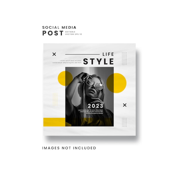 Plantilla gráfica de historias de Instagram de moda