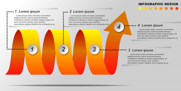 Vector plantilla de gráficos de información.