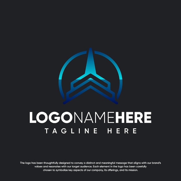 plantilla gratuita de logotipo de bienes raíces vectoriales sobre un fondo negro