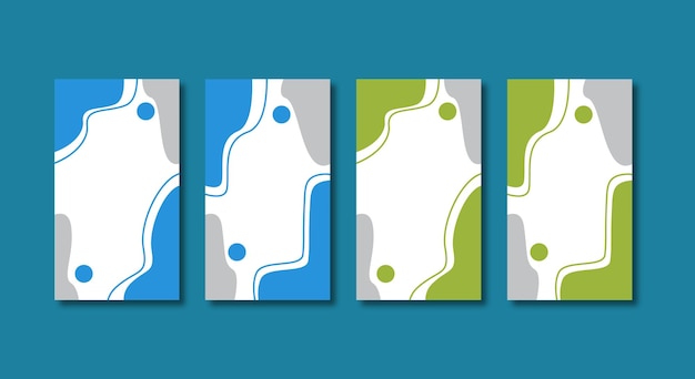 plantilla de historia de instagram de fondo abstracto