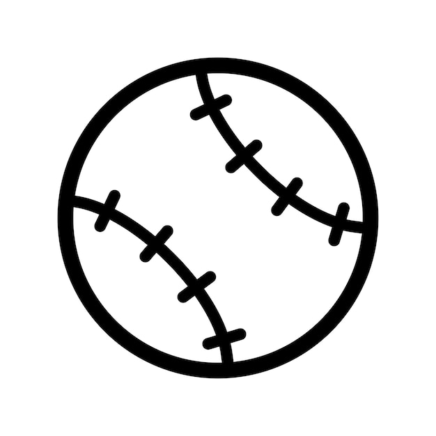 plantilla de icona de béisbol
