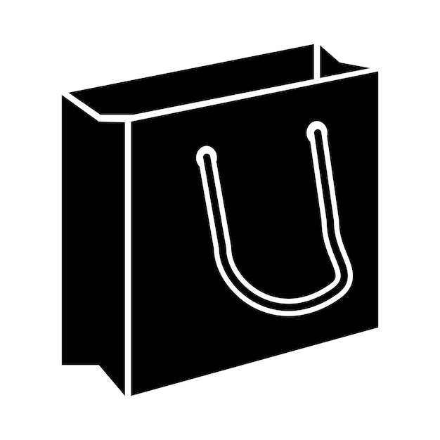 plantilla de icona de la bolsa de compras