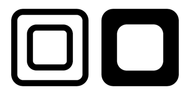 plantilla de icona de botón multimedia
