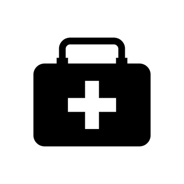 plantilla de icono de botiquín médico