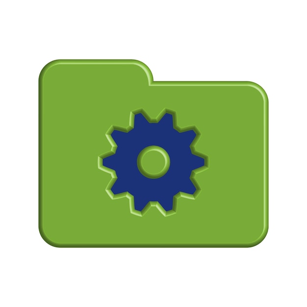 plantilla de icono de carpeta