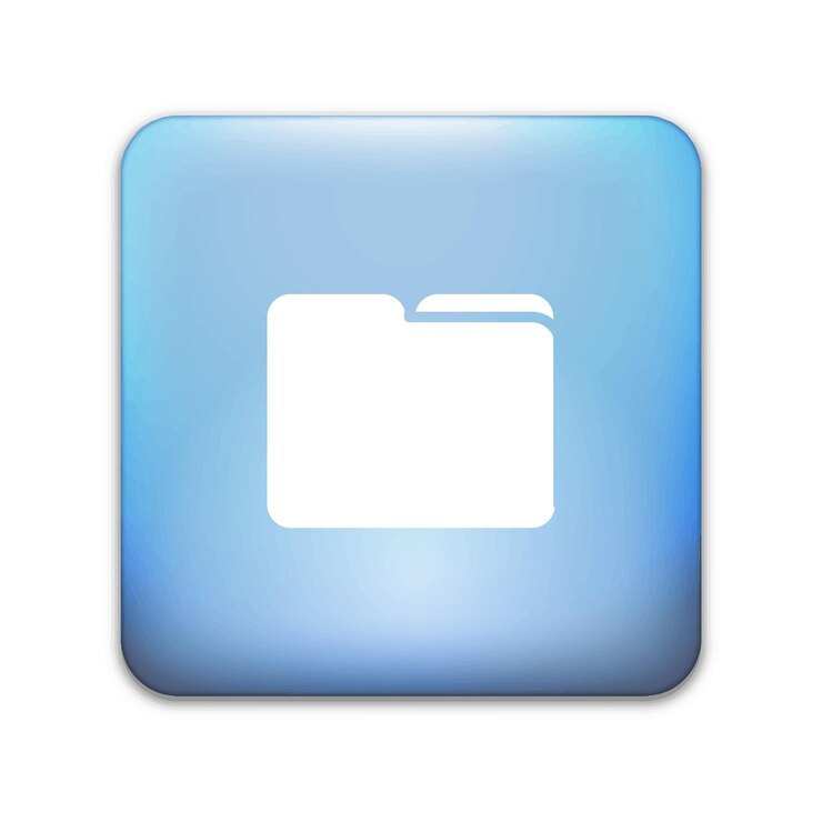 Vector plantilla de icono de carpeta