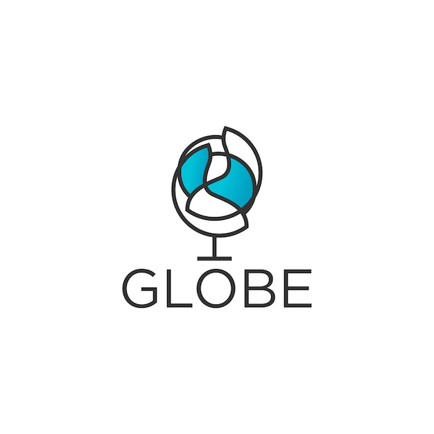 Plantilla de icono de diseño de logo de globo