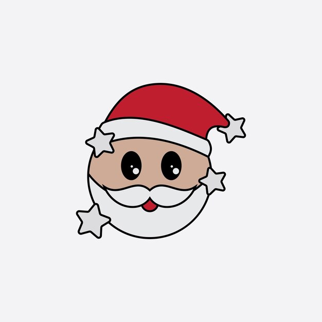 Plantilla de icono de diseño de logotipo de Navidad