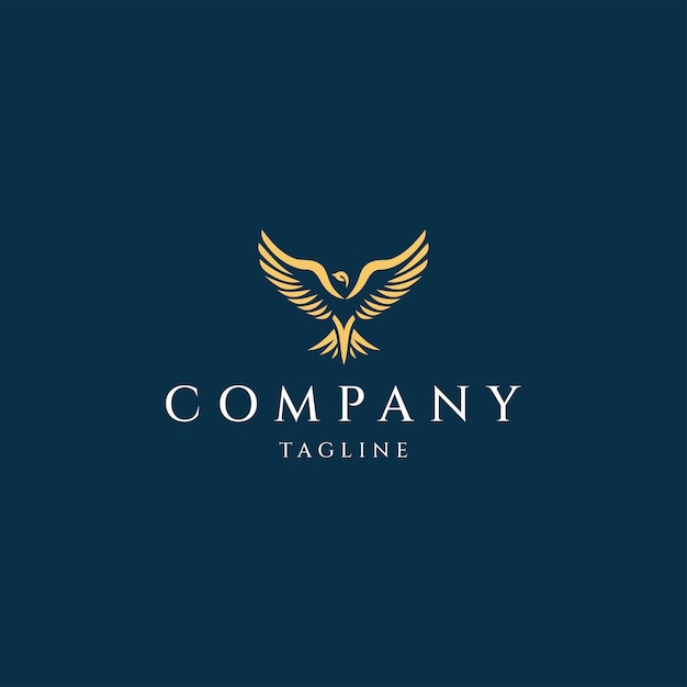 Plantilla de icono de diseño de logotipo de pájaro