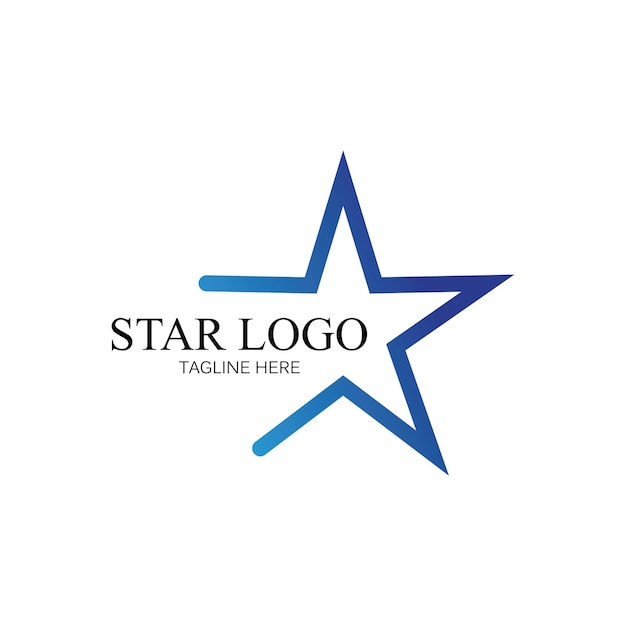 Plantilla de icono de estrella