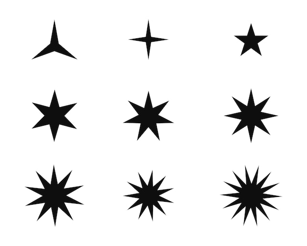 Plantilla de icono de estrella