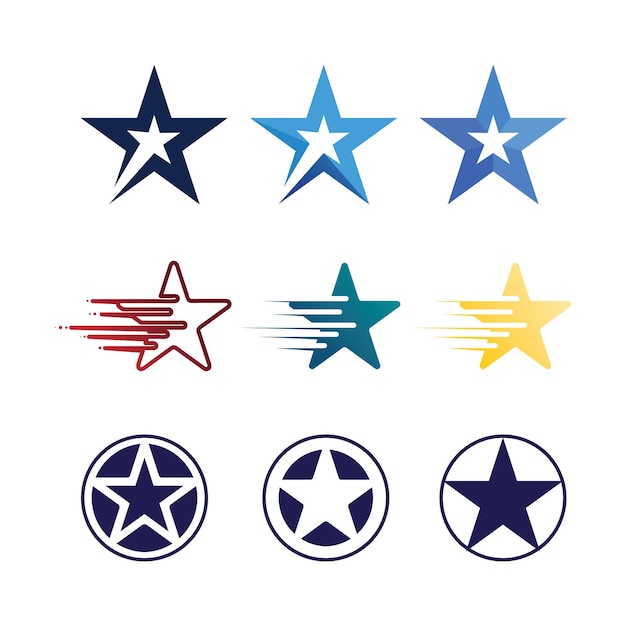 Plantilla de icono de estrella