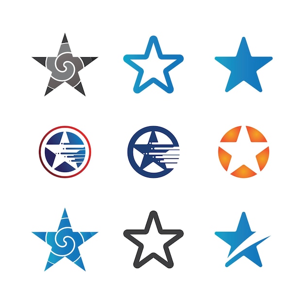 Plantilla de icono de estrella