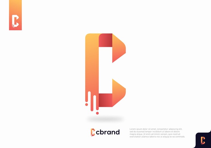 Vector plantilla de icono de logotipo de letra c