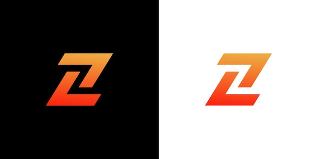 Plantilla de icono de logotipo de letra Lz