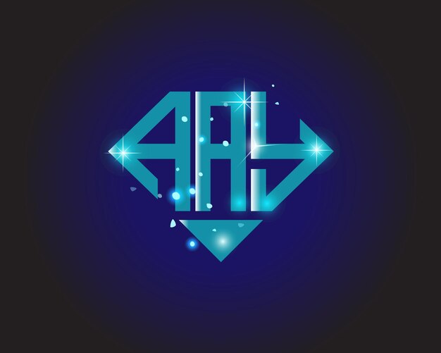Plantilla de icono de vector de diseño de logotipo moderno inicial AAY