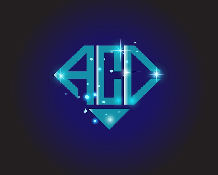 Vector plantilla de icono de vector de diseño de logotipo moderno inicial de acc