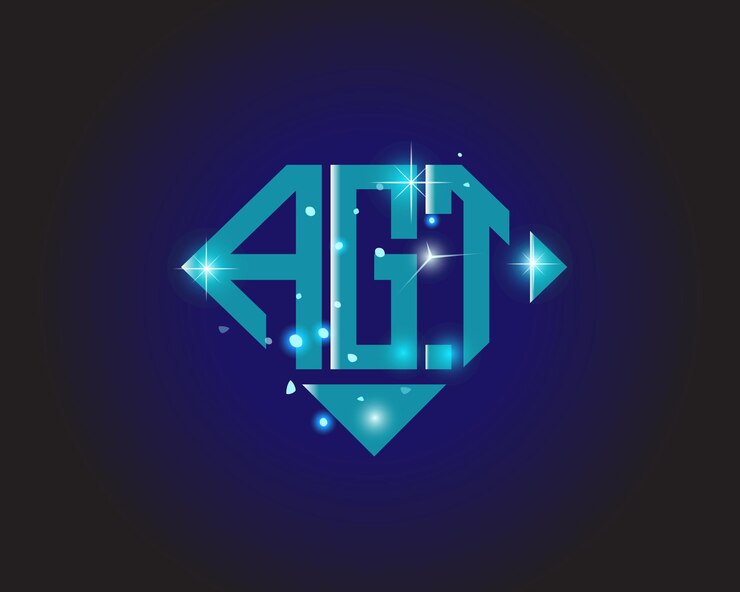 Vector plantilla de icono de vector de diseño de logotipo moderno inicial agt