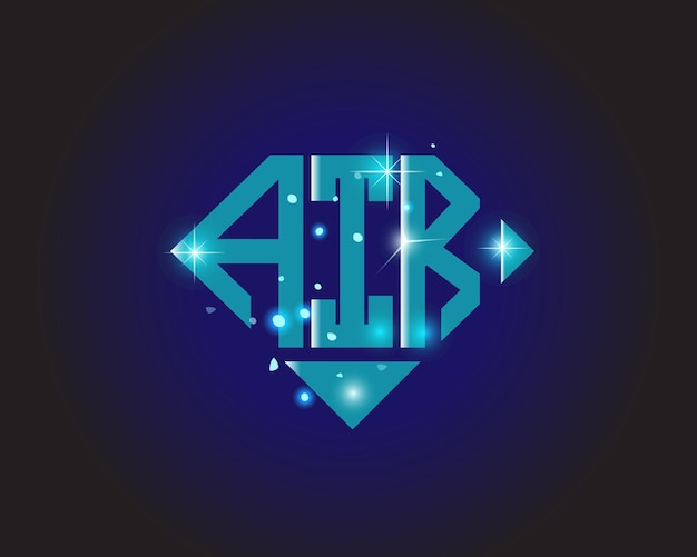 Plantilla de icono de vector de diseño de logotipo moderno inicial de AIR
