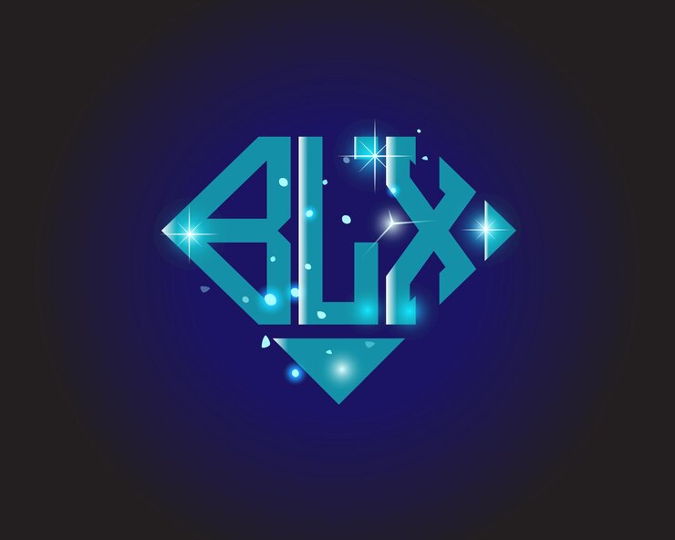Vector plantilla de icono de vector de diseño de logotipo moderno inicial blx