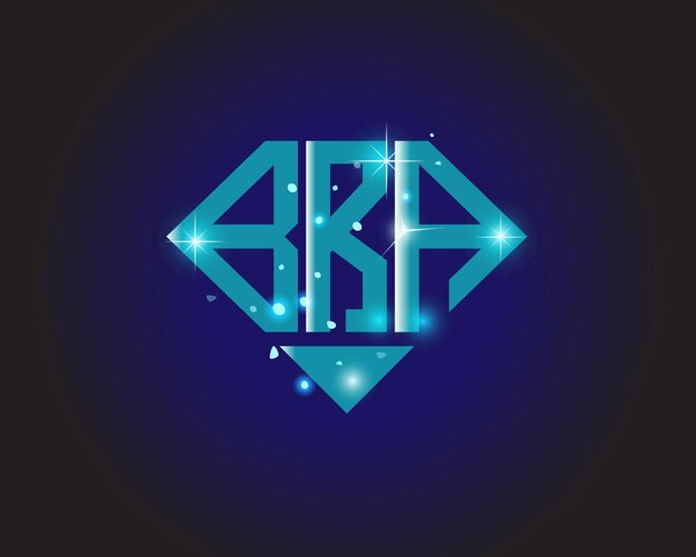 Plantilla de icono de vector de diseño de logotipo moderno inicial BRA