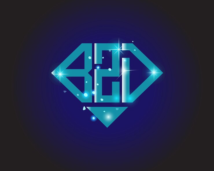 Vector plantilla de icono de vector de diseño de logotipo moderno inicial bzd