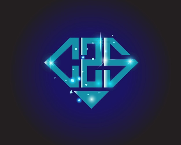 Plantilla de icono de vector de diseño de logotipo moderno inicial CZS