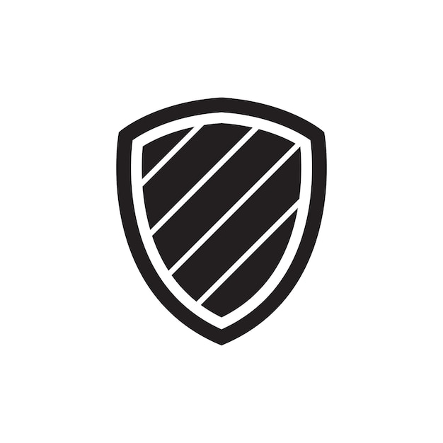 plantilla de icono de vector de escudo