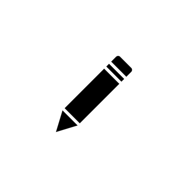 plantilla de icono de vector de lápiz