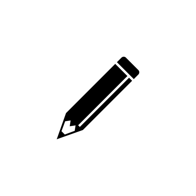 plantilla de icono de vector de lápiz