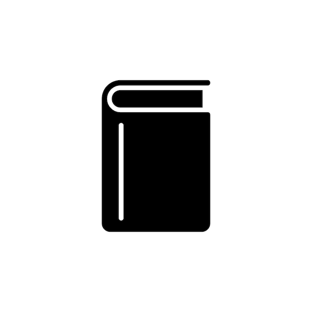 Plantilla de icono de vector de libro