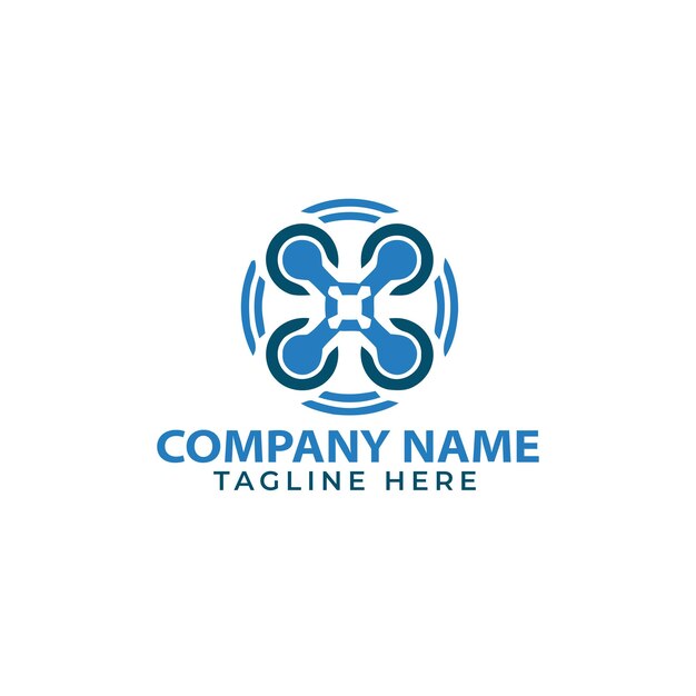 plantilla de idea de logotipo de energía con concepto de elemento diferente