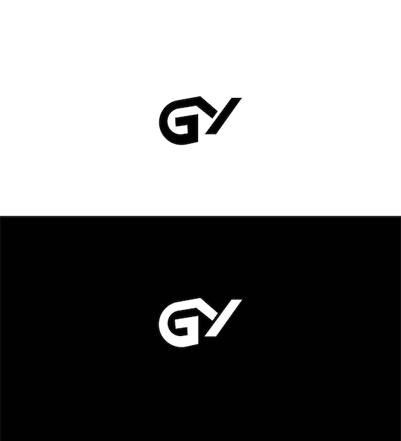 plantilla de identidad de marca con el icono de la letra GYYG