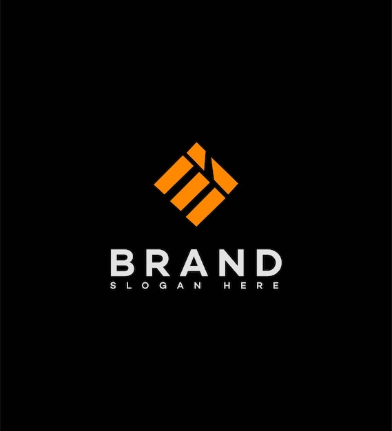 plantilla de identidad de marca con el logotipo de la letra EI