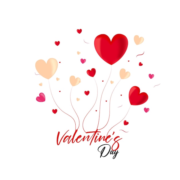 Plantilla de ilustración del día de san valentín
