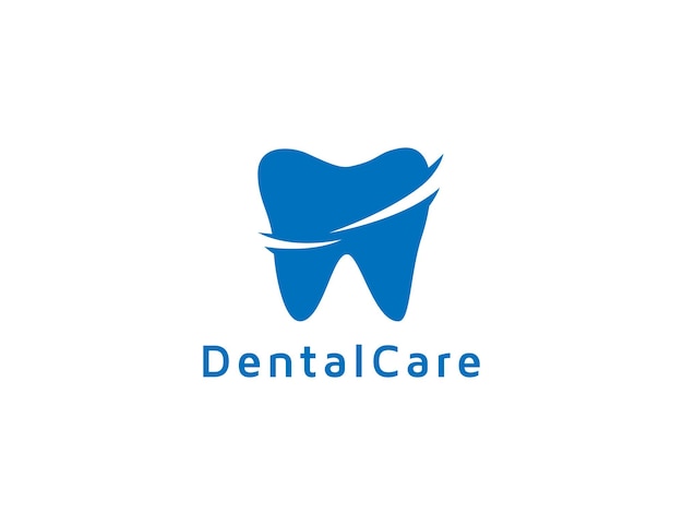 Plantilla de ilustración de diseño de logotipo dental