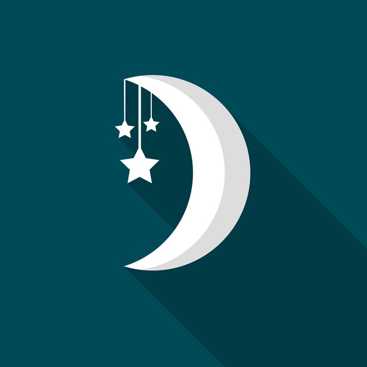 plantilla de ilustración del logotipo de Moon Vector