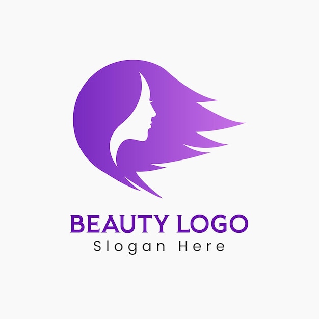 Vector plantilla de ilustración de vector de diseño de logotipo de belleza