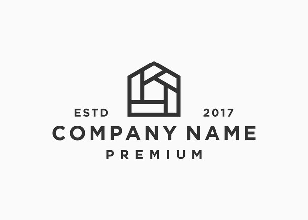 plantilla de ilustración de vector de diseño de logotipo de casa