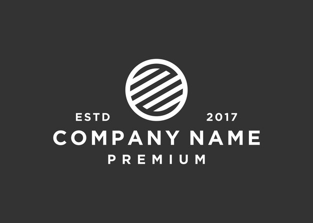 Plantilla de ilustración de vector de diseño de logotipo de círculo de letra mw