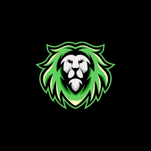 Plantilla de ilustración de vector de diseño de logotipo de León listo para usar