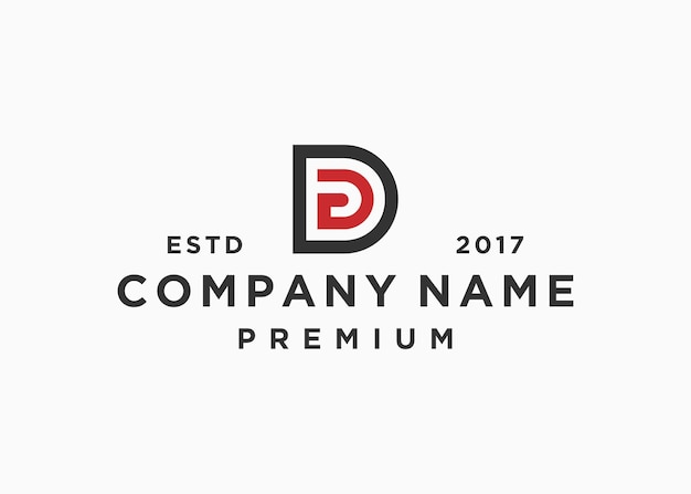 plantilla de ilustración de vector de diseño de logotipo de letra dg