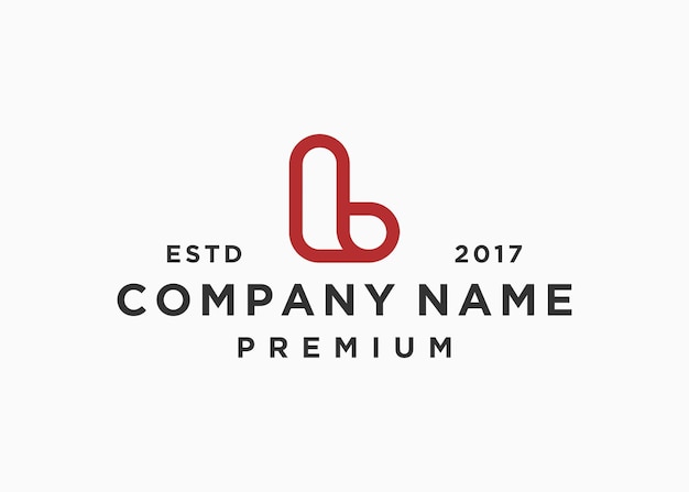 plantilla de ilustración de vector de diseño de logotipo de letra l
