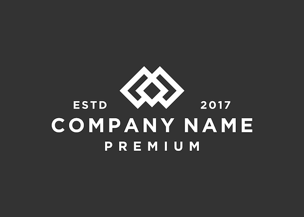plantilla de ilustración de vector de diseño de logotipo de letra m