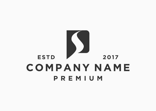 plantilla de ilustración de vector de diseño de logotipo de letra ps