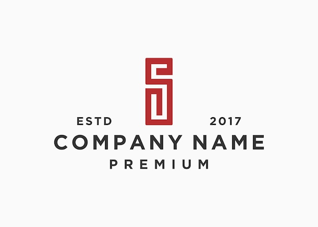 plantilla de ilustración de vector de diseño de logotipo de letra s