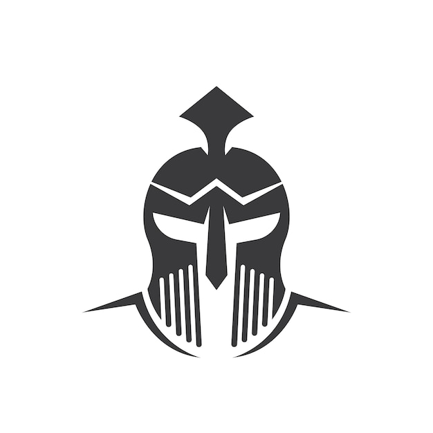 Plantilla de ilustración de vector de gladiador de máscara