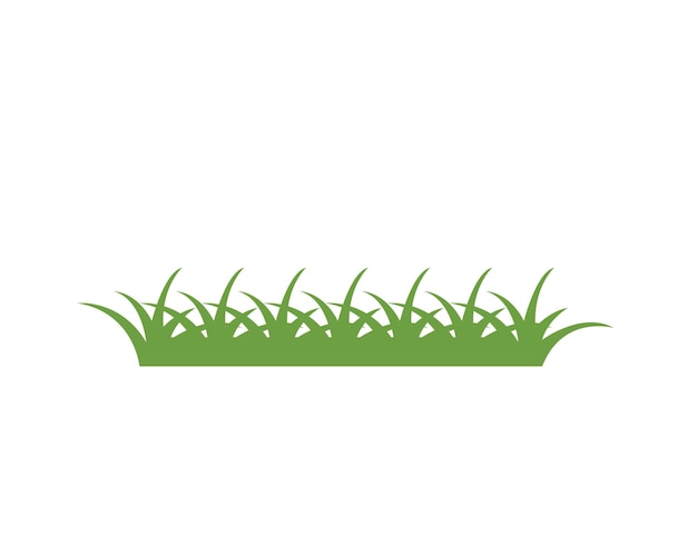 Plantilla de ilustración de vector de hierba